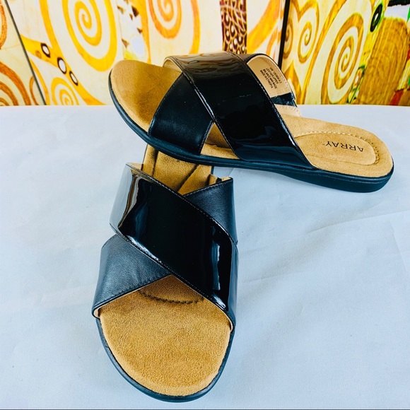 ARRAY Shoreline Women Sandal Size 10W Color Black - Picture 1 of 6